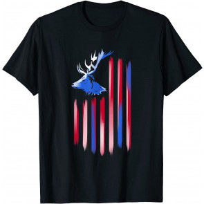 American Flag Deer T-Shirt