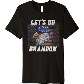 American Flag Eagle Sunglasses T-Shirt