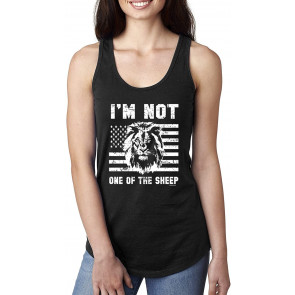 American Flag Lion I'm Not One Of The Sheep Americana/American T-Shirt