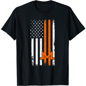 American Flag Monero USA Coin Blockchain Crypto T-Shirt