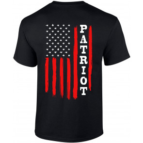 American Flag Patriot Men's Flag Sleeve Patriot Pride T-Shirt