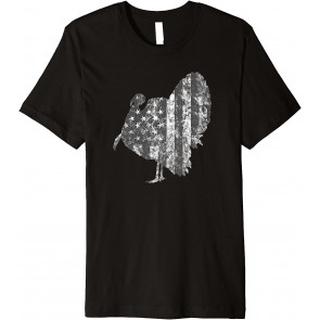 American Flag Turkey T-Shirt