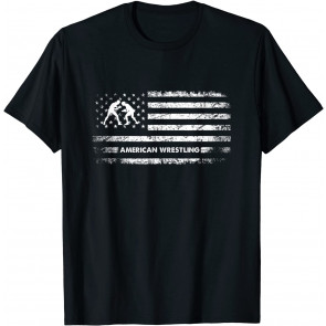American Flag Wrestling T-Shirt