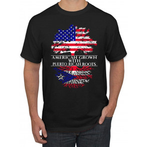 American Grown With Puerto Rican Roots T-Shirt