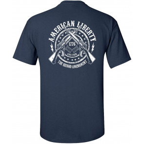 American Liberty Second Amendment Live Free 1776 T-Shirt