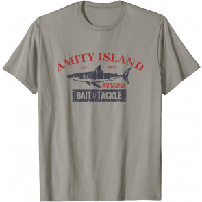 Amity Island Bait And Tackle Retro Fishing T-Shirt