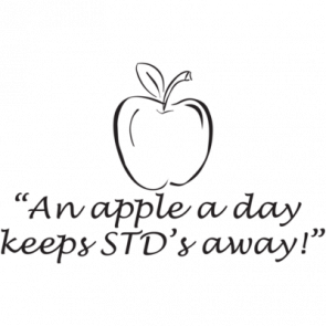 An Apple A Day Keeps Stds Away Tshirt