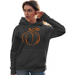 And Distressed Pumpkin Fall Halloween Fashion Sweat T-Shirt