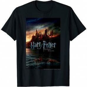 And The Deathly Hallows Hogwarts Poster T-Shirt