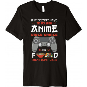 Anime Video Games Gamer Gaming Controller Food T-Shirt