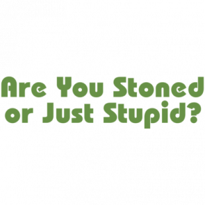 Are You Stoned Or Just Stupid Tshirt