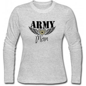 Army Mom Winged Heart Women’s T-Shirt