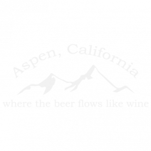 Aspen California  Where The Beer Flows Like Wine  Dumb And Dumber  90s Tshirt