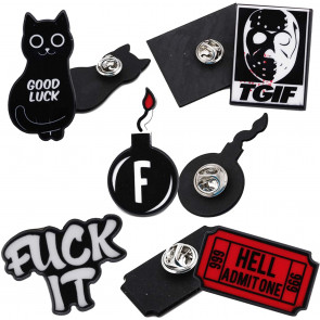 Assorted Lapel Pins Set T-Shirt