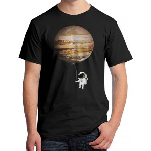 Astronaut And A Jupiter Balloon T-Shirt
