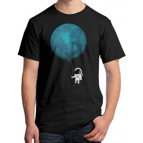Astronaut And A Neptune Balloon T-Shirt