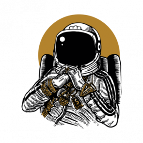 Astronaut Gangsta Tshirt