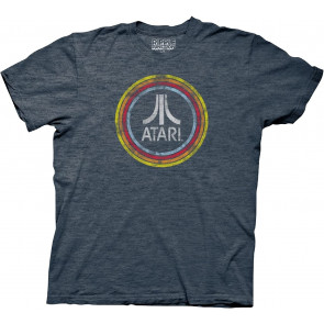 Atari Distressed Logo In Circles T-Shirt