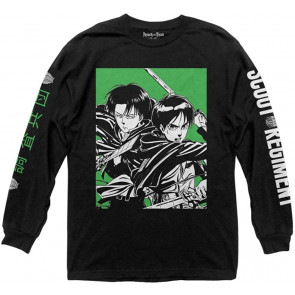 Attack On Titan Scout Regiment Eren & Levi T-Shirt