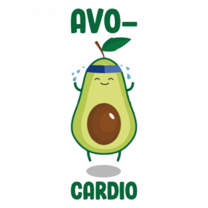 Avocardio  Funny Exercise Shirt  Pun Tshirt