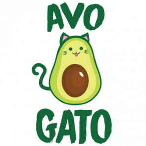 Avogato  Funny Cat Avocado Tshirt