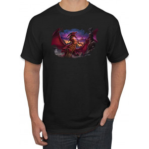 Awaken The Dragon Mythical Medieval Beast Pop Culture T-Shirt