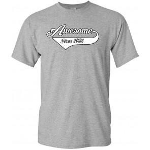 Awesome Since 1986 With Tail Gift Novelty DT T-Shirt