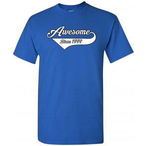 Awesome Since 1999 With Tail Gift Novelty DT T-Shirt