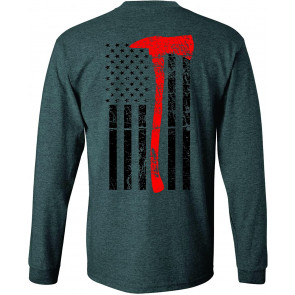 Axe Flag Thin Red Line T-Shirt