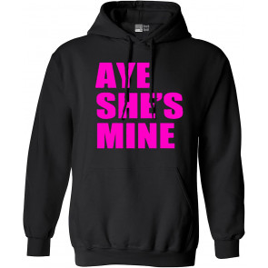 Aye She's Mine Black T-Shirt