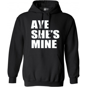 Aye She's Mine Black T-Shirt
