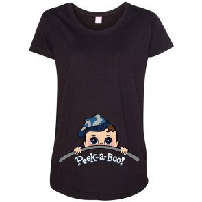 Baby Boy Peek A Boo Cute Maternity DT T-Shirt