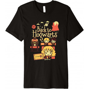 Back To Hogwarts Platform 9 3/4 Chibis T-Shirt