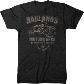 Badlands Motorworks Motorcycle Salvage Men's Tri-Blend T-Shirt