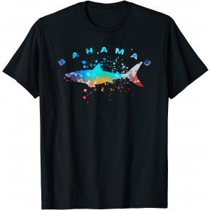 BAHAMAS Beach Shark Lover Gift Scuba Diving Fishing Vacation T-Shirt