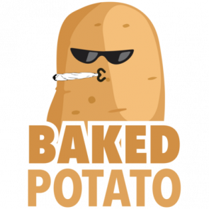 Baked Potato  Funny Weed Tshirt