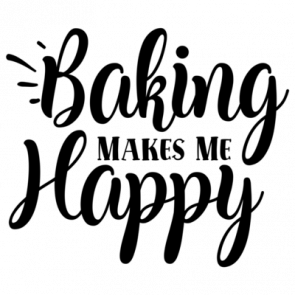 Baking Makes Me Happy 01 T-Shirt