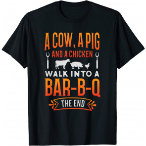 Barbecue BBQ Joke GIft For Grill Master Chef T-Shirt