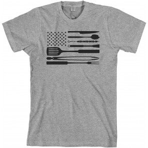Barbecue Tools American Flag T-Shirt