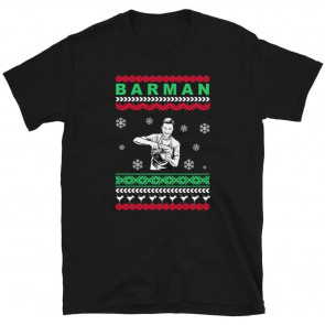 Barman Knit Ugly Christmas  Design Gift T-Shirt