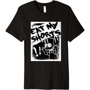 Bart Simpson Eat My Shorts Spray-Paint Graffiti T-Shirt