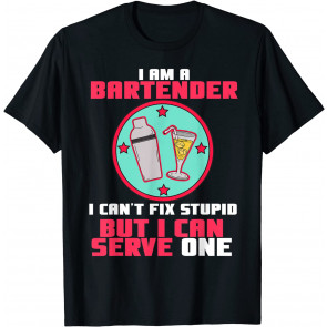 Bartender Mixologist Cocktail Bar T T-Shirt