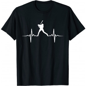 Baseball Heartbeat Pulse T-Shirt