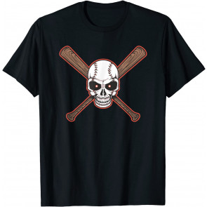 Baseball Skull Sport Lover Gifts Idea - T-Shirt