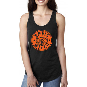 Basic Witch Coffee Orange Halloween T-Shirt