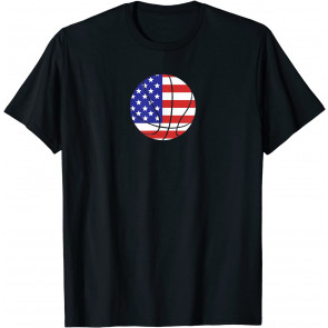 Basketball American Flag T-Shirt