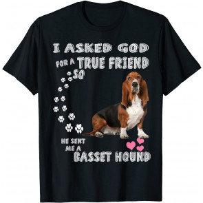 Basset Dog Quote Mom Dad Costume, Cute Lemon Basset Hound T-Shirt