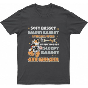 Basset Lovely Dog Soft Basset Warm Basset Dog T T-Shirt