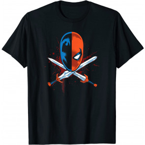 Batman Deathstroke Crossed Swords T-Shirt