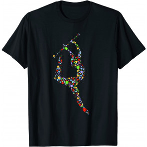 Baton Twirling Girl Silhouette Gift Twirler Gifts T-Shirt